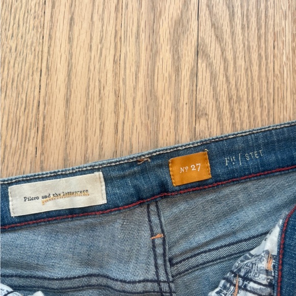 Pilcro Stet Cuffed Denim Shorts Size 27 - Picture 2 of 4